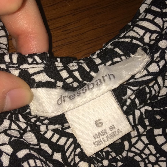 DressBarn black and white dress - Picture 2 of 2